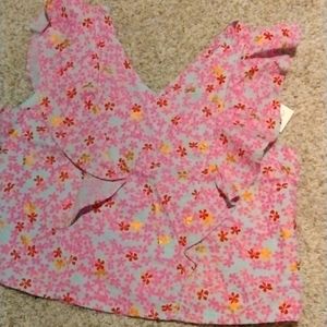 NWT TEA flower top size 12